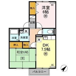 中津検診センター前 徒歩3分 2階の物件間取画像